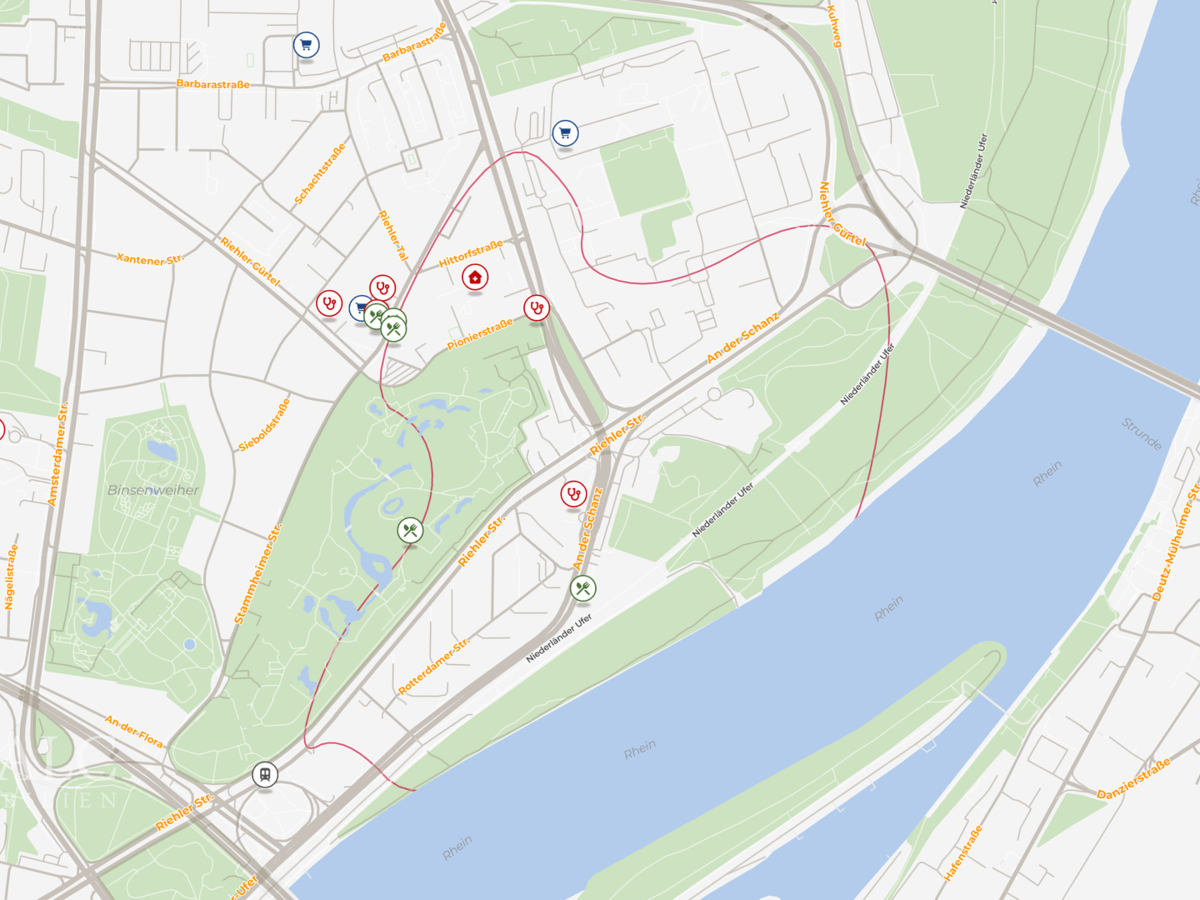 Lageplan (Mikro)