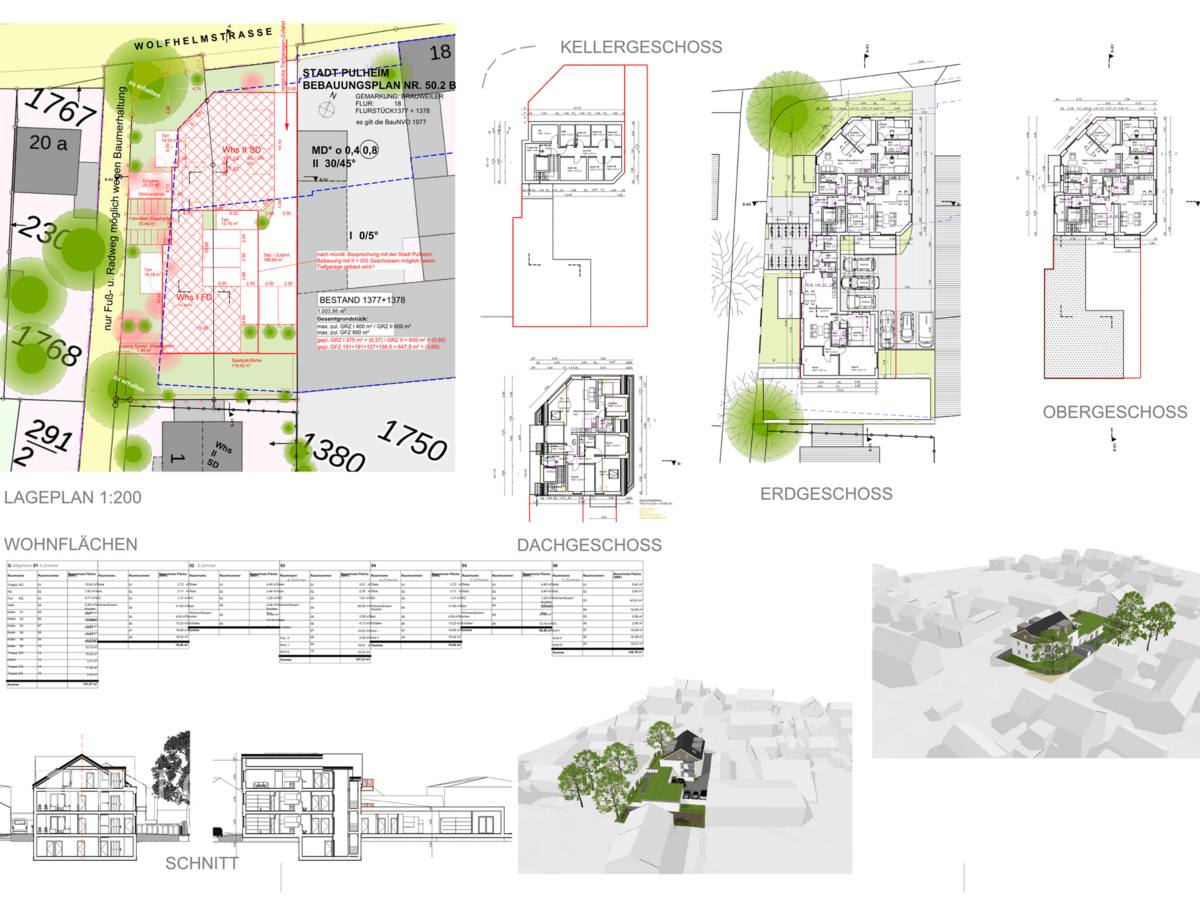 Beispiel: MFH 6 WE + HH